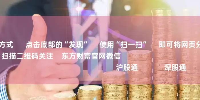 股票配资联系方式      点击底部的“发现”     使用“扫一扫”     即可将网页分享至朋友圈                            扫描二维码关注    东方财富官网微信                                                                        沪股通             深股通